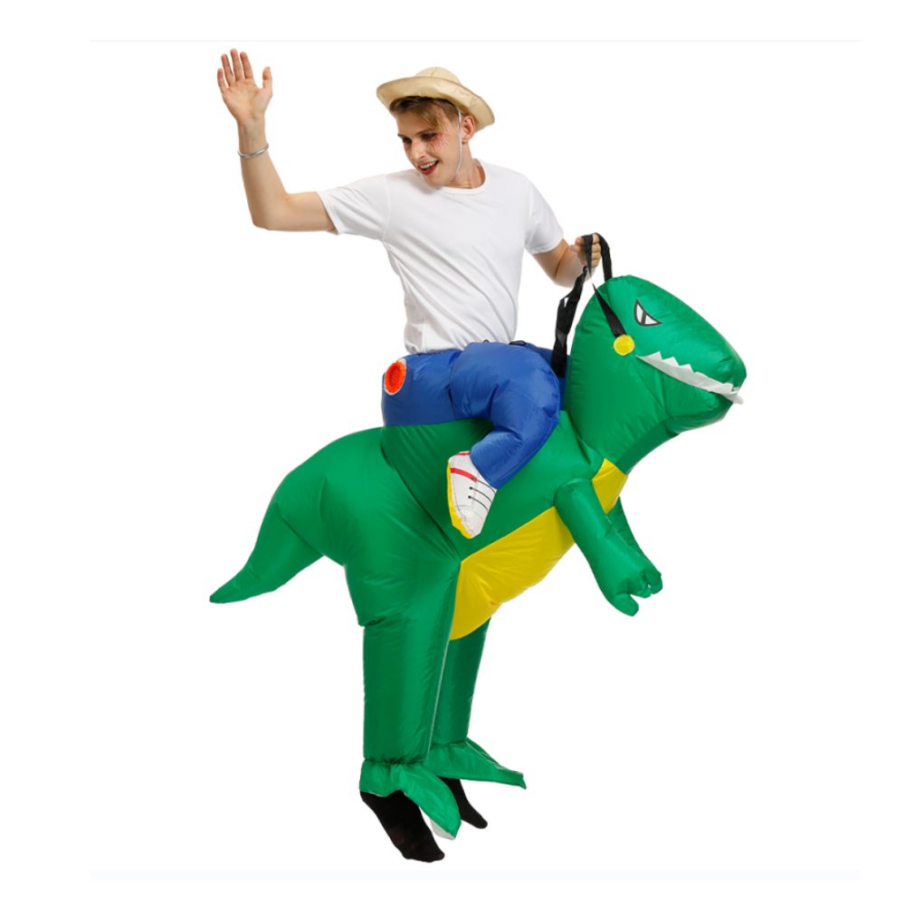Opblaasbaar dinosauruskostuum  - Dresses recensie en prijs