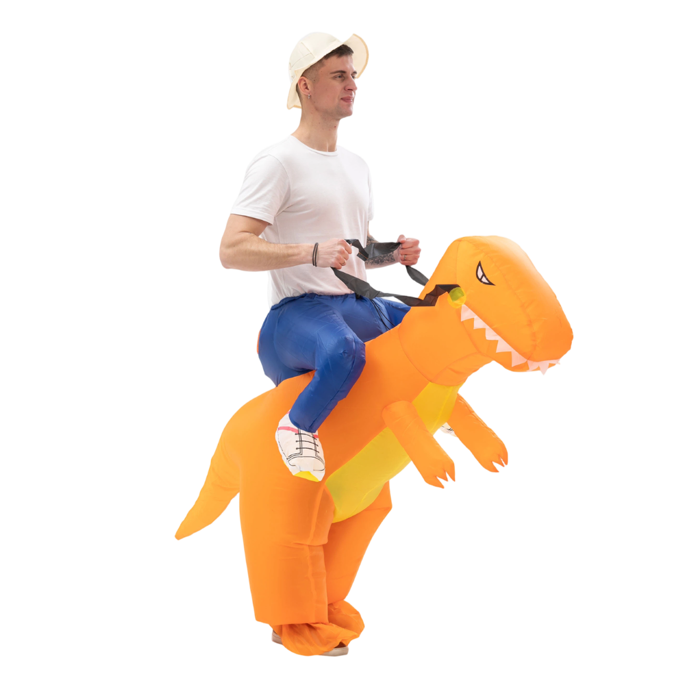 Opblaasbaar dinosauruskostuum  - Dresses recensie en prijs