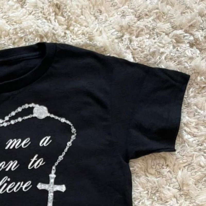 Jaren 2000 Dameskleding Y2K Kl - Y2K Graphic Baby Tee Crop recensie en prijs