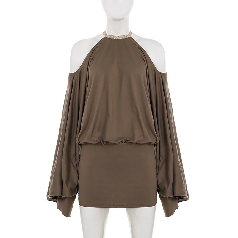 Europese Amerikaanse hete vrou - Y2K Backless Halter Mini Dress recensie en prijs