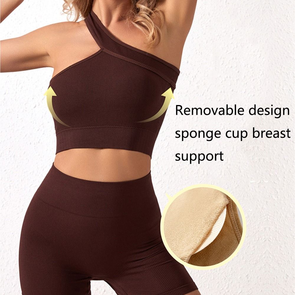 2-delige casual naadloze dames - Seamless Ribbed Workout Tank Top recensie en prijs