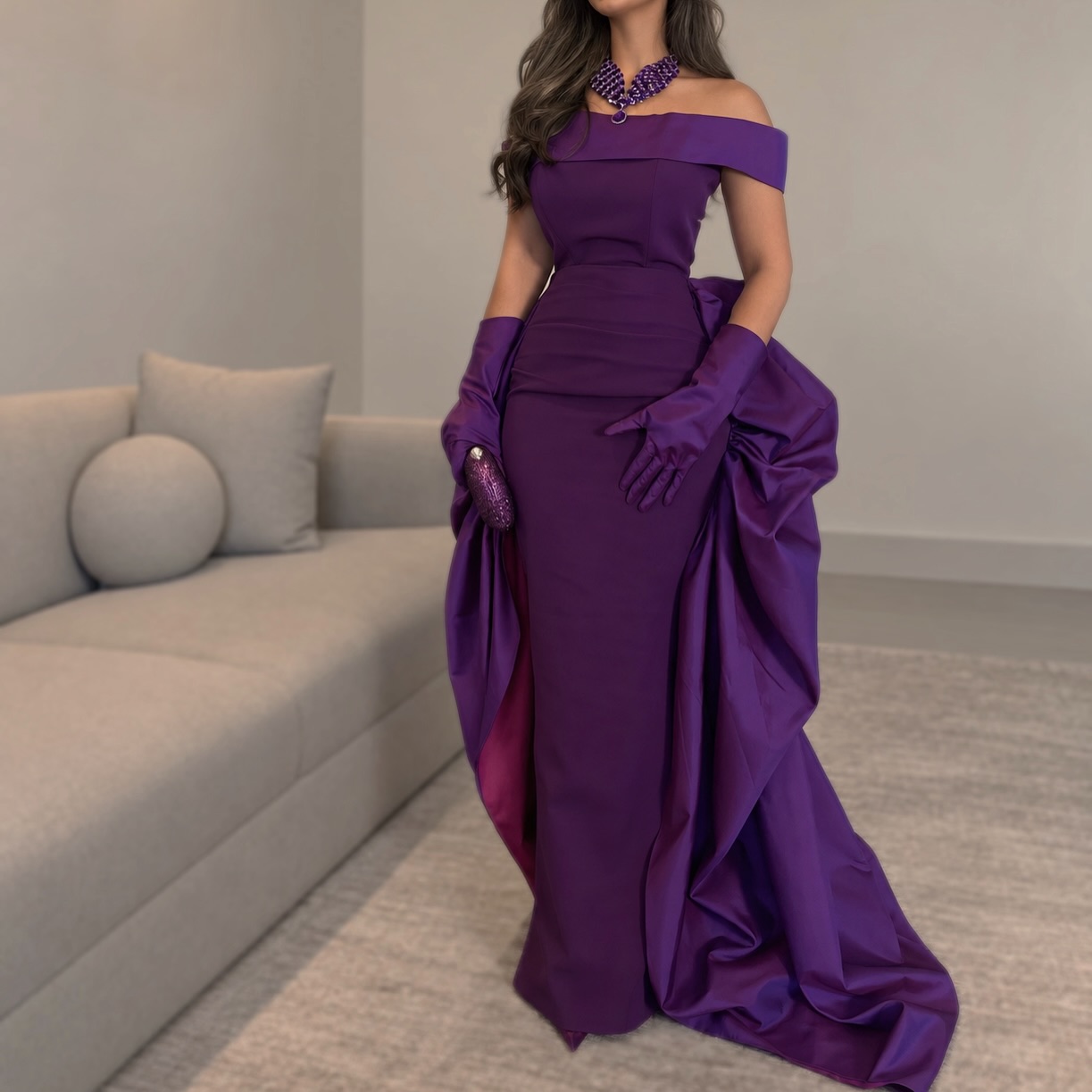 Op maat gemaakte, sexy satijne - Elegant Satin Evening Gown Split recensie en prijs