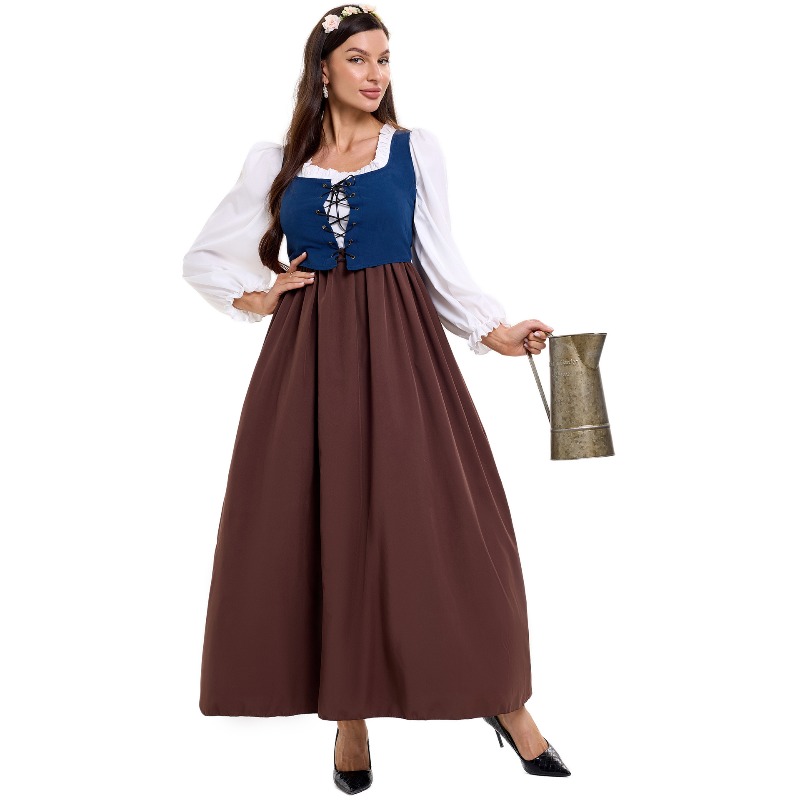 Dames Vintage Boerenkostuum Vi - Tops recensie en prijs