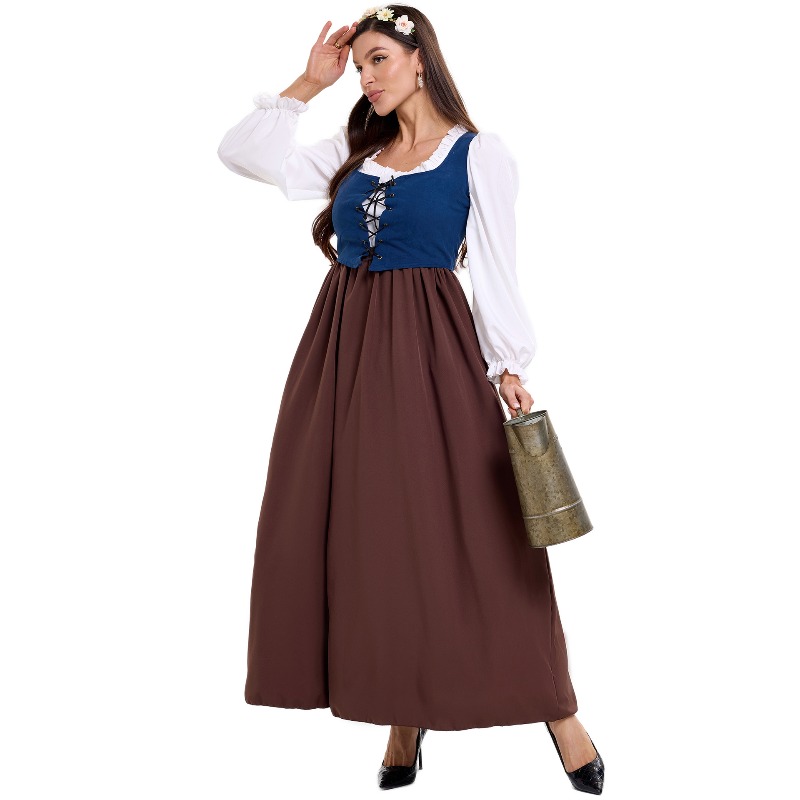 Dames Vintage Boerenkostuum Vi - Tops recensie en prijs